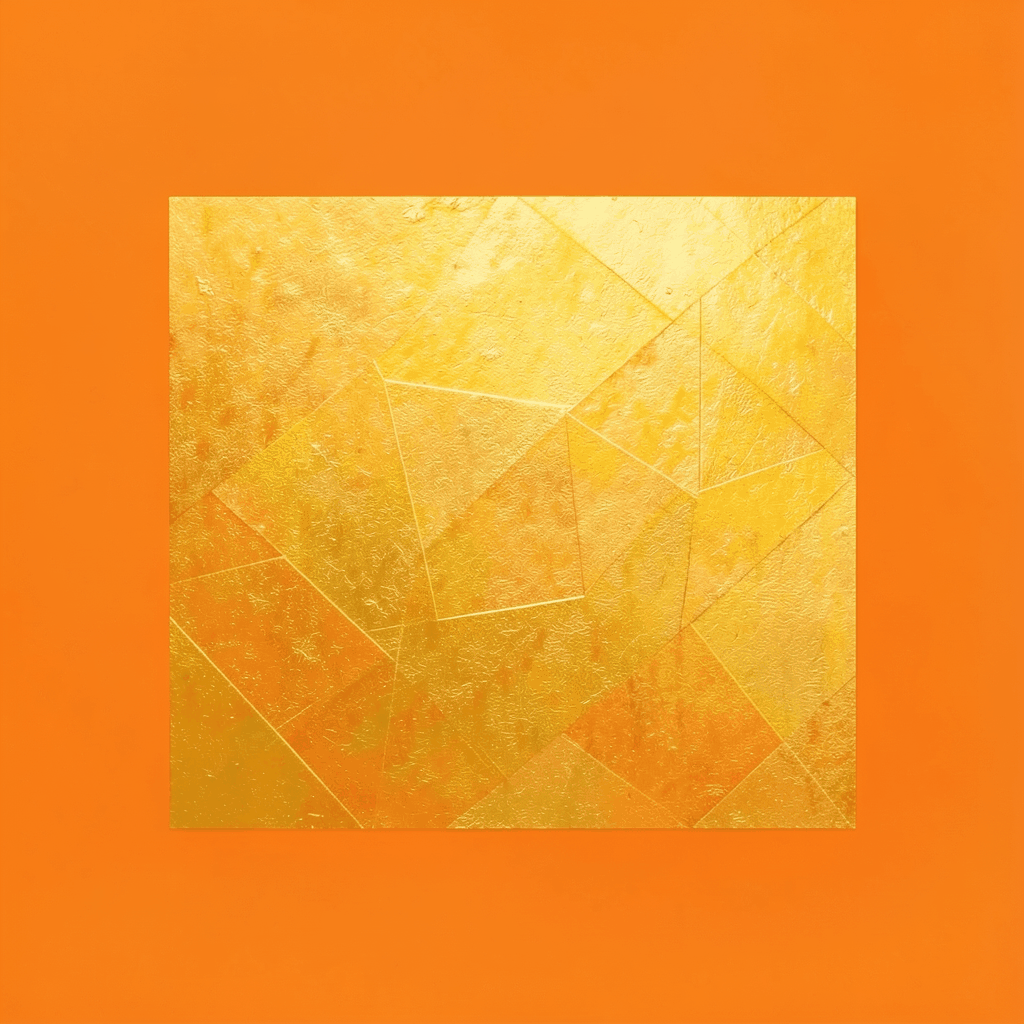 A warm golden-yellow abstract texture with subtle geometric patterns, studio photograph on a seamless backdrop